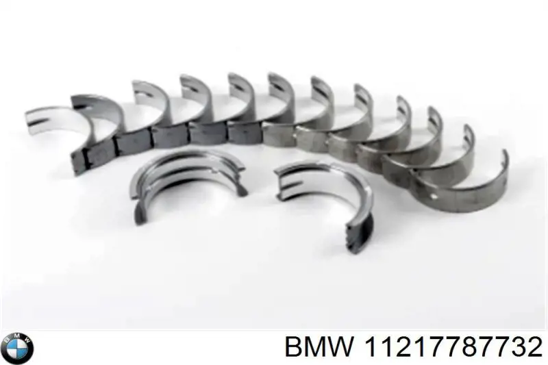 Panewki główne wału korbowego, zestaw, 1. naprawa (+0,25) BMW 11217787732 cena, od 37,84 USD