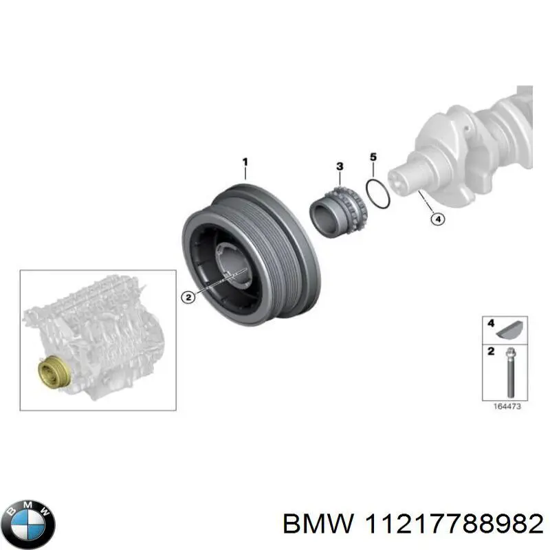 11217788982 BMW Koło zębate walcowe napędu wałka rozrządu