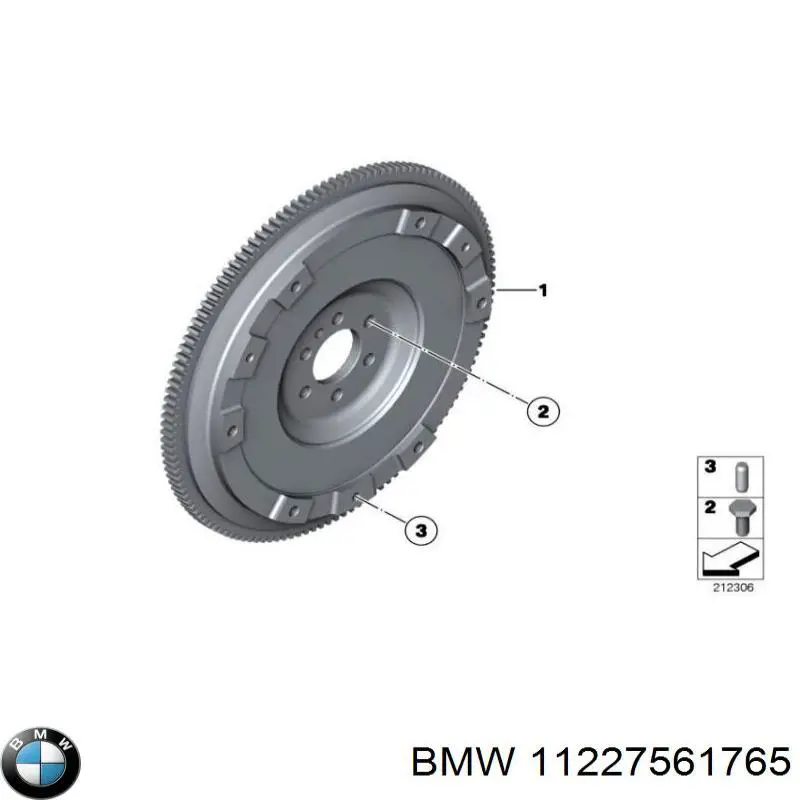 11227561765 BMW Koło zamachowe silnika