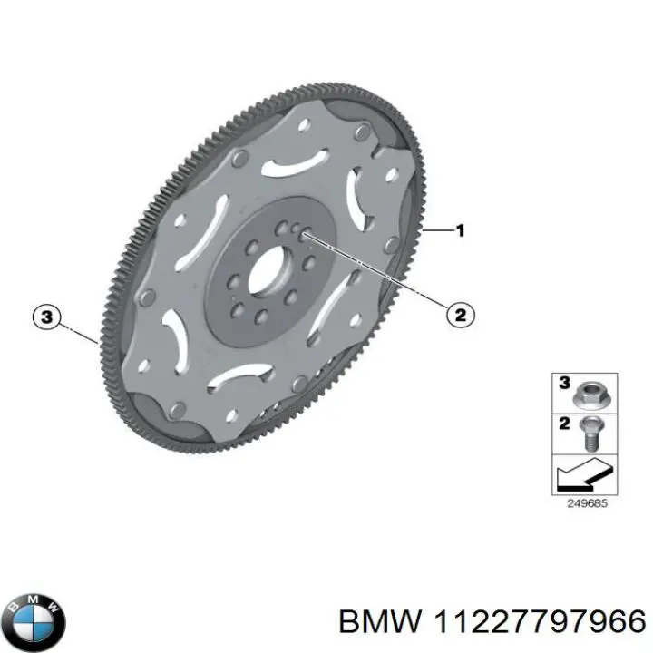 11227797966 BMW Śruba głowicy cylindrów