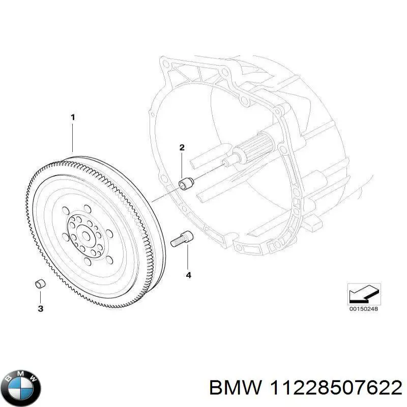 Śruba mocowania koła zamachowego BMW 11228507622 cena, od 8,87 USD