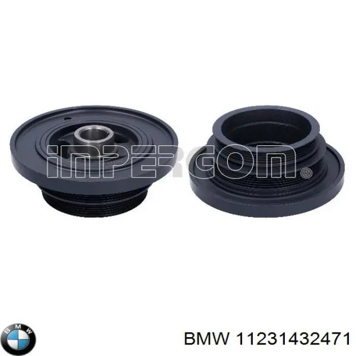 Do koszyka 11231432471 BMW Koło pasowe wału korbowego