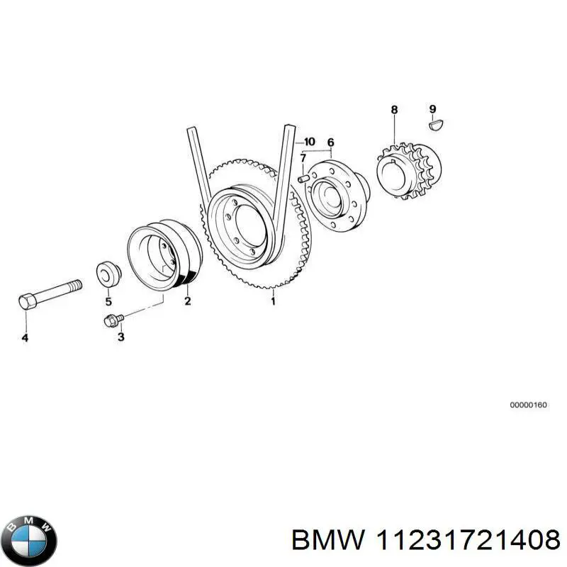 Do koszyka 11231721408 BMW Pas napędowy mechanizmów