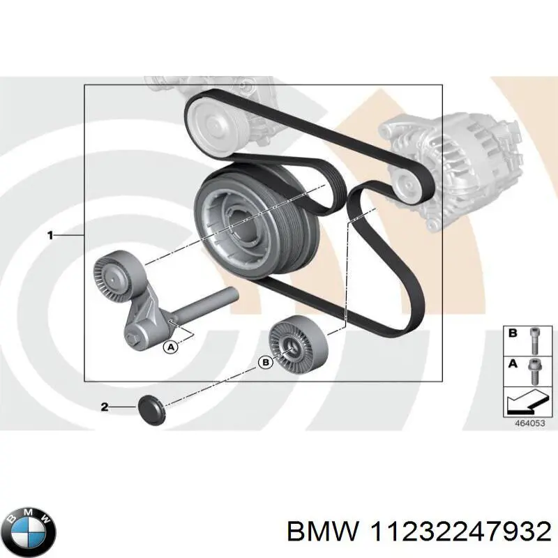 Śruba koła pasowego wału korbowego do BMW 7 (E65, E66, E67)