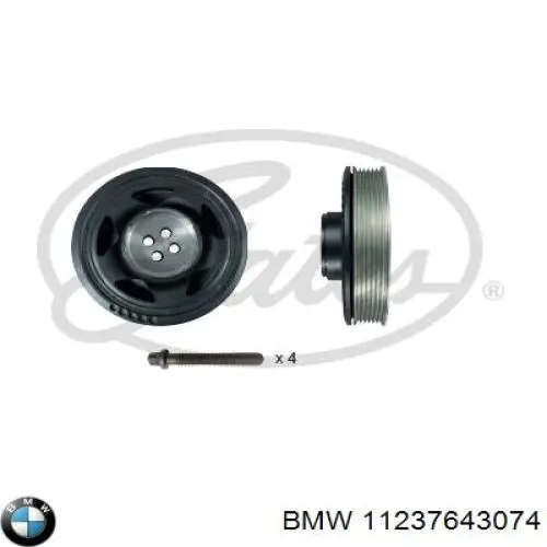 Koło pasowe wału korbowego BMW 11237643074 cena, od 142,05 USD
