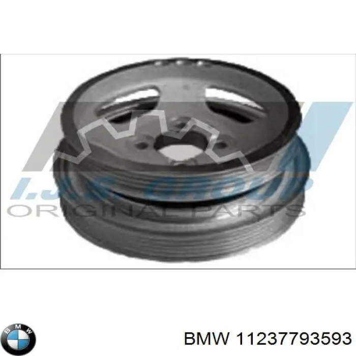 Koło pasowe wału korbowego 11237793593 BMW