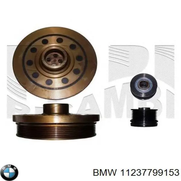 Do koszyka 11237799153 BMW Koło pasowe wału korbowego