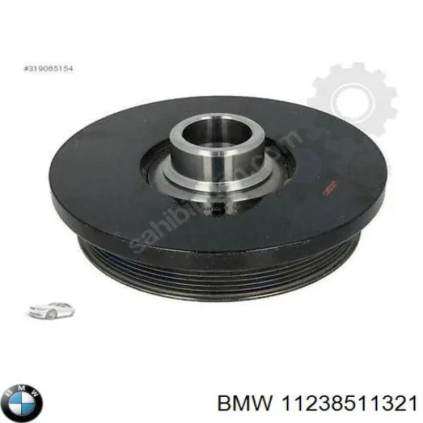 Do koszyka 11238511321 BMW Koło pasowe wału korbowego