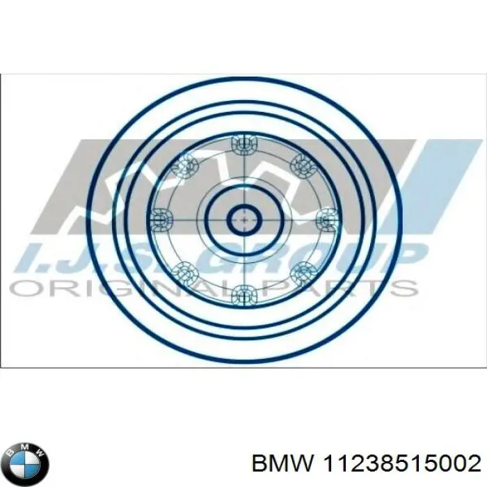 Koło pasowe wału korbowego BMW 11238515002 cena, od 392,51 USD