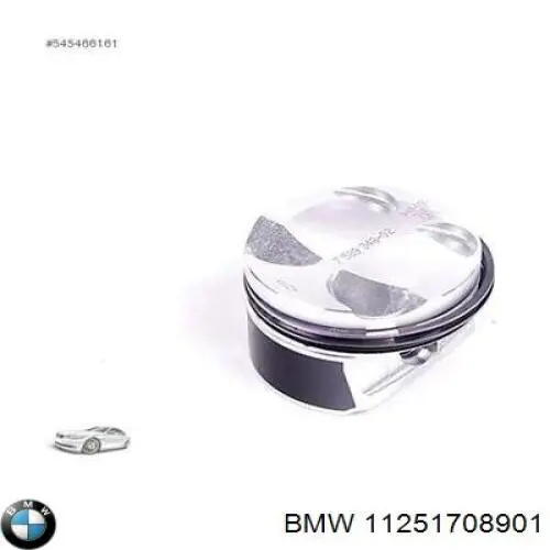 11251708901 BMW Tłok, komplet do jednego cylindru, STD
