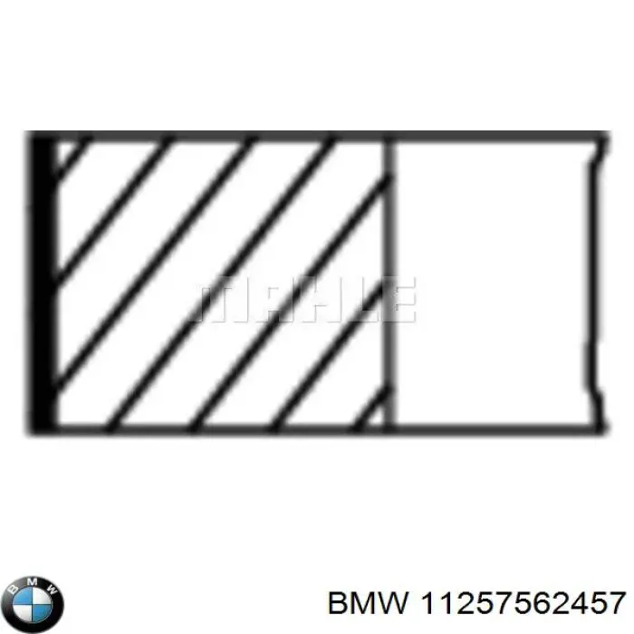 Pierścienie tłokowe na 1 cylinder, STD. BMW 11257562457 cena, od 28,07 USD