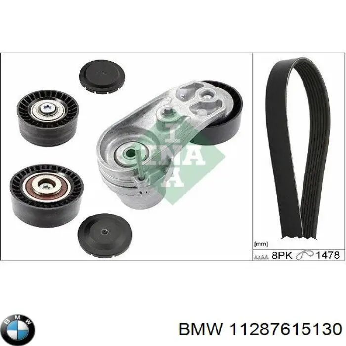 Do koszyka 11287615130 BMW Rolka prowadząca, kierunkowa paska napędowego