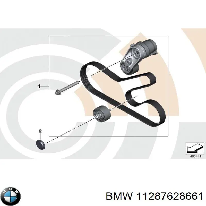 Do koszyka 11287628661 BMW Pas napędowy mechanizmów