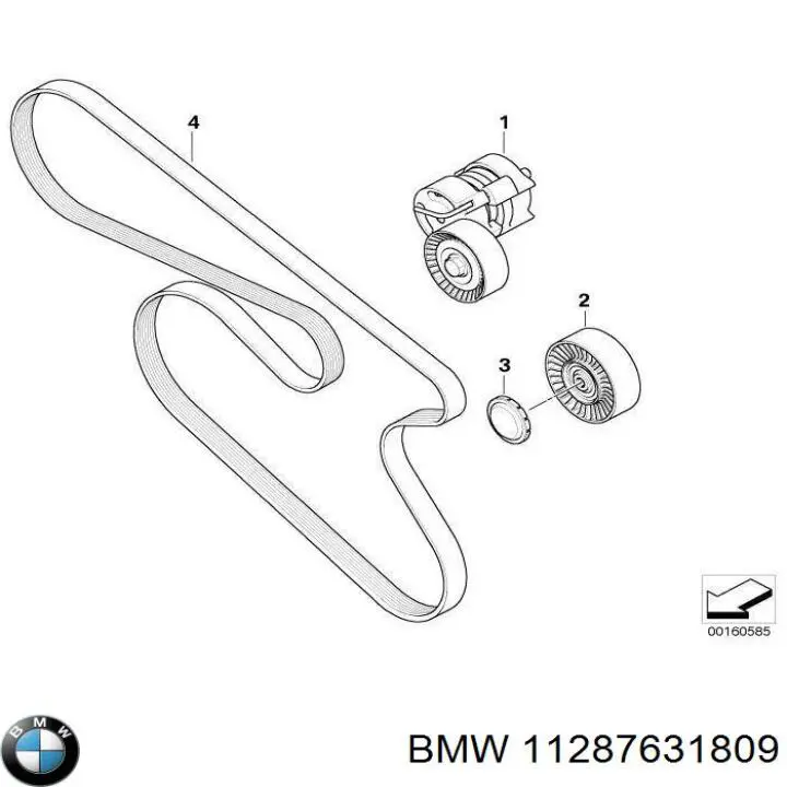 11287631809 BMW pas napędowy mechanizmów