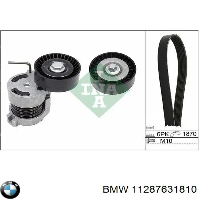 Pas napędowy mechanizmów 11287631810 BMW