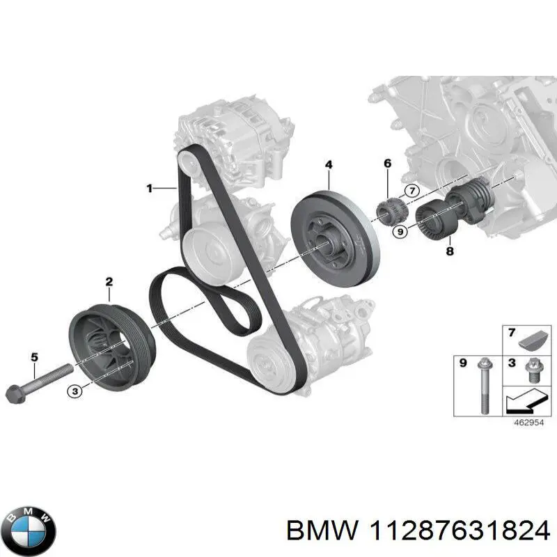 11287631824 BMW Pas napędowy mechanizmów