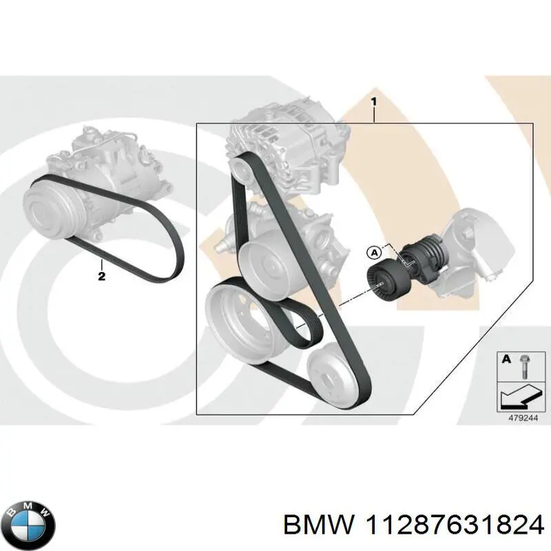 Do koszyka 11287631824 BMW Pas napędowy mechanizmów