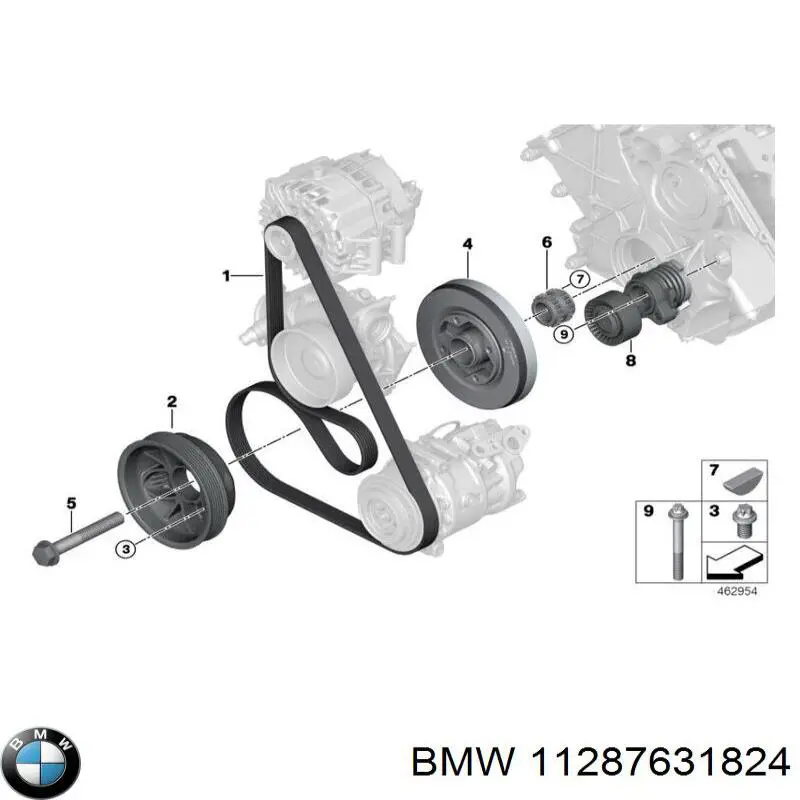 11287631824 BMW Pas napędowy mechanizmów