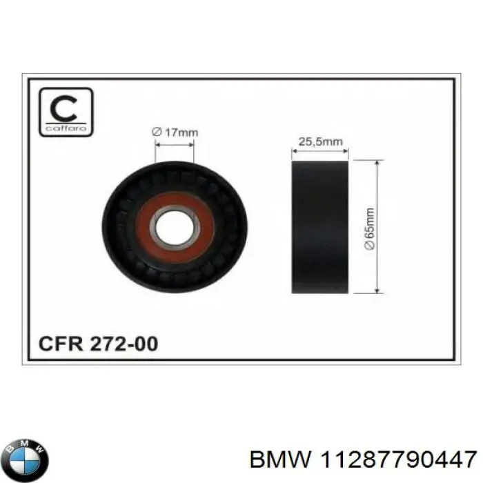 Do koszyka 11287790447 BMW Napinacz paska napędowego