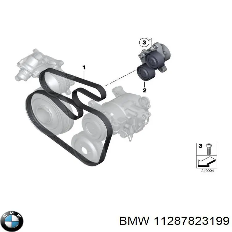 Napinacz paska napędowego BMW 11287823199