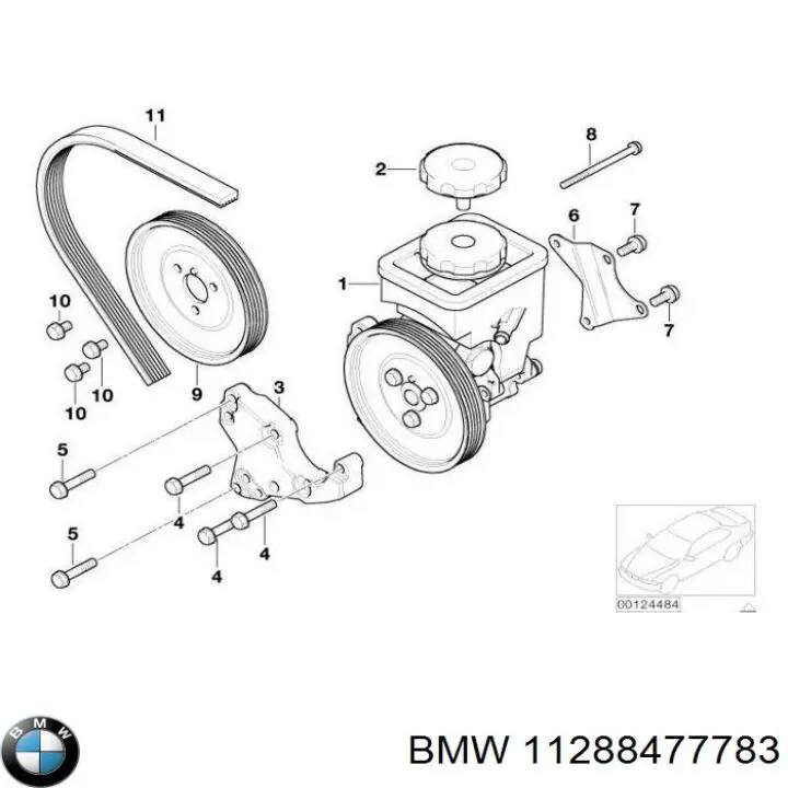 Do koszyka 11288477783 BMW Pas napędowy mechanizmów