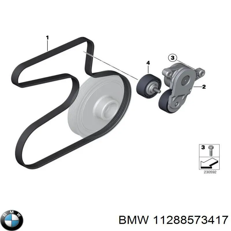 11288573417 BMW Pas napędowy mechanizmów