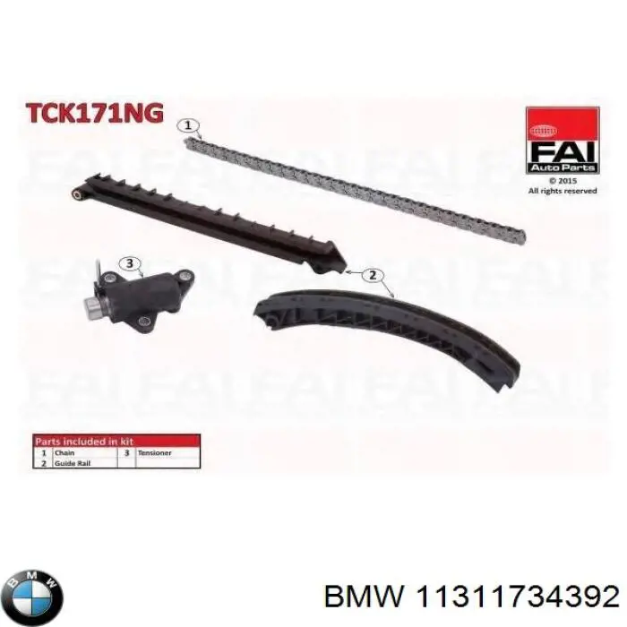 Do koszyka 11311734392 BMW Łańcuch rozrządu
