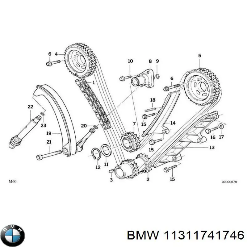 Do koszyka 11311741746 BMW Łańcuch rozrządu
