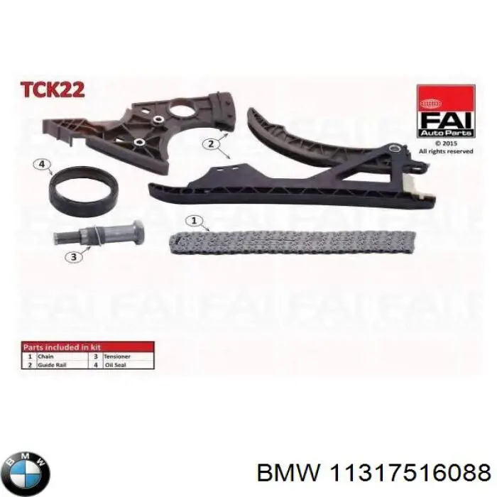 Łańcuch rozrządu 11317516088 BMW