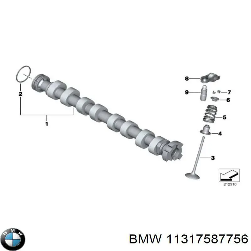 Uszczelniacz wałka rozrządu silnika BMW 11317587756 cena, od 9,51 USD