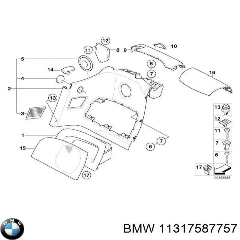 Uszczelniacz wałka rozrządu silnika do BMW 7  E65, E66, E67