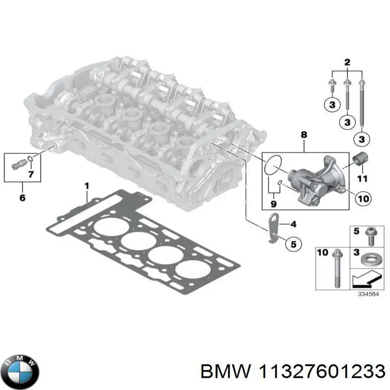 Do koszyka 11327601233 BMW Popychacz pompy paliwa