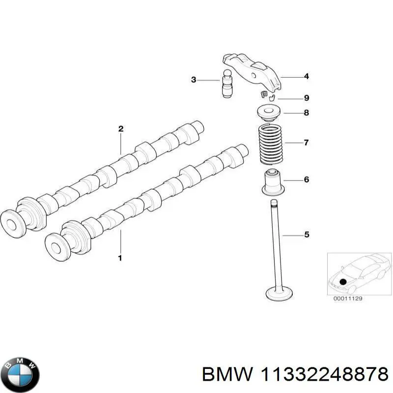 11332248878 BMW Dźwigienka zaworowa