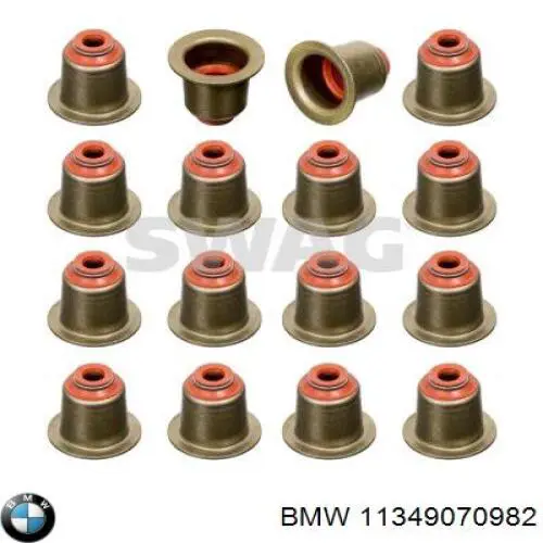 11349070982 BMW Uszczelniacz zaworu dolotowego/wylotowego, zestaw na silnik