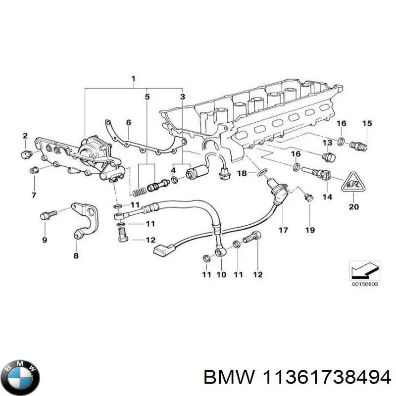 Zawór elektromagnetyczny faz rozrządu BMW 11361738494 cena, od 44,31 USD
