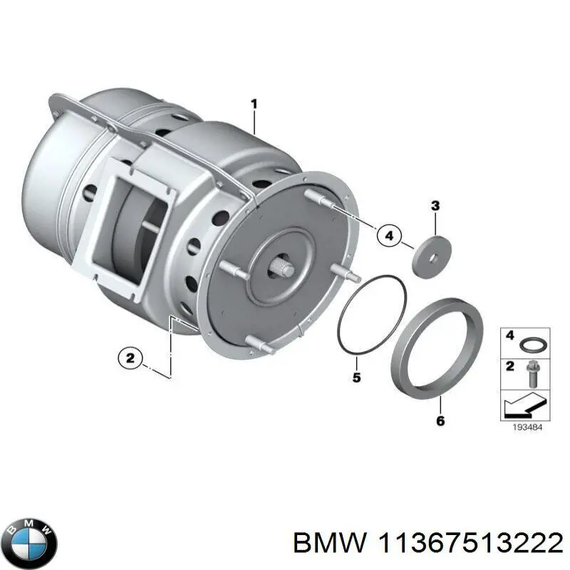 Do koszyka 11367513222 BMW Uszczelka regulatora faz rozrządu