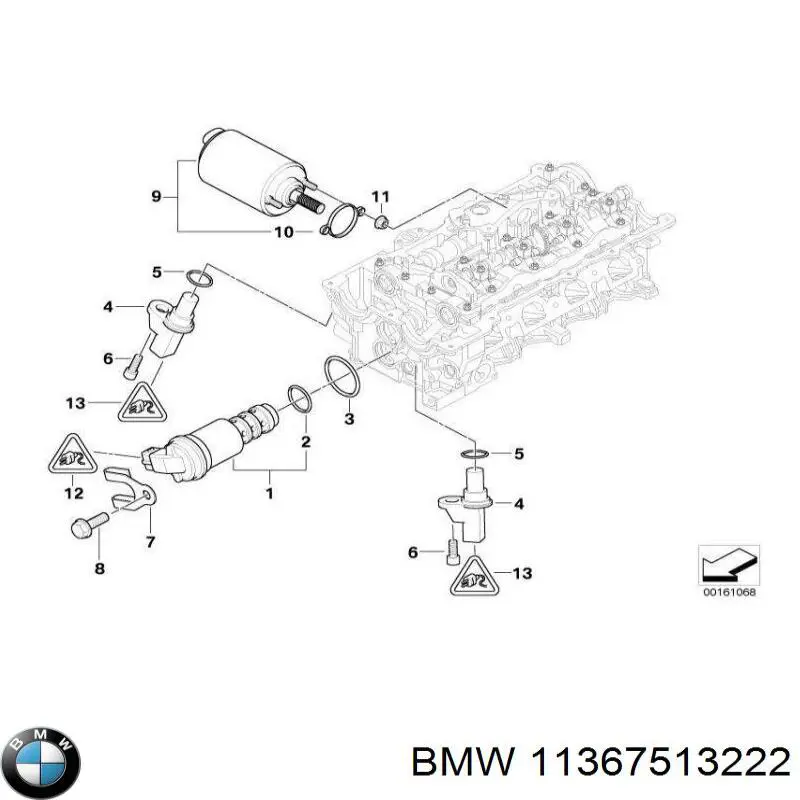 11367513222 BMW Uszczelka regulatora faz rozrządu