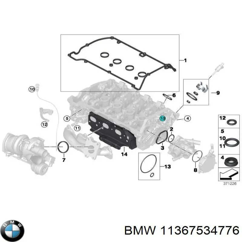 Pierścień uszczelniający, uniwersalny Peugeot/Citroen 1920TN cena, od 4,74 USD