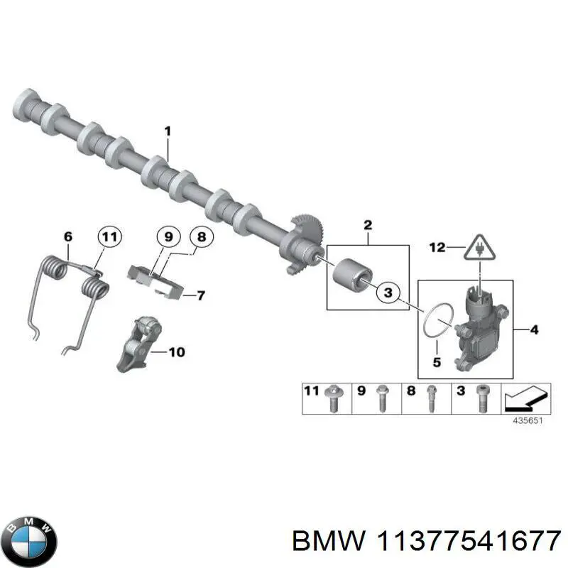 11377541677 BMW Czujnik położenia wałka rozrządu