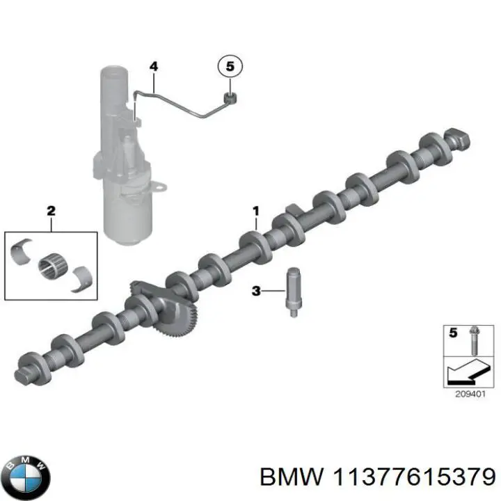 Łożysko wyciskowe (oporowe) wału sprzęgłowego do BMW 1 (F21)