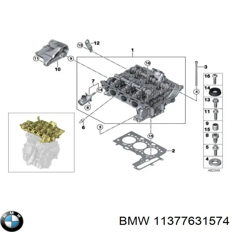 11377631574 BMW zawór elektromagnetyczny faz rozrządu