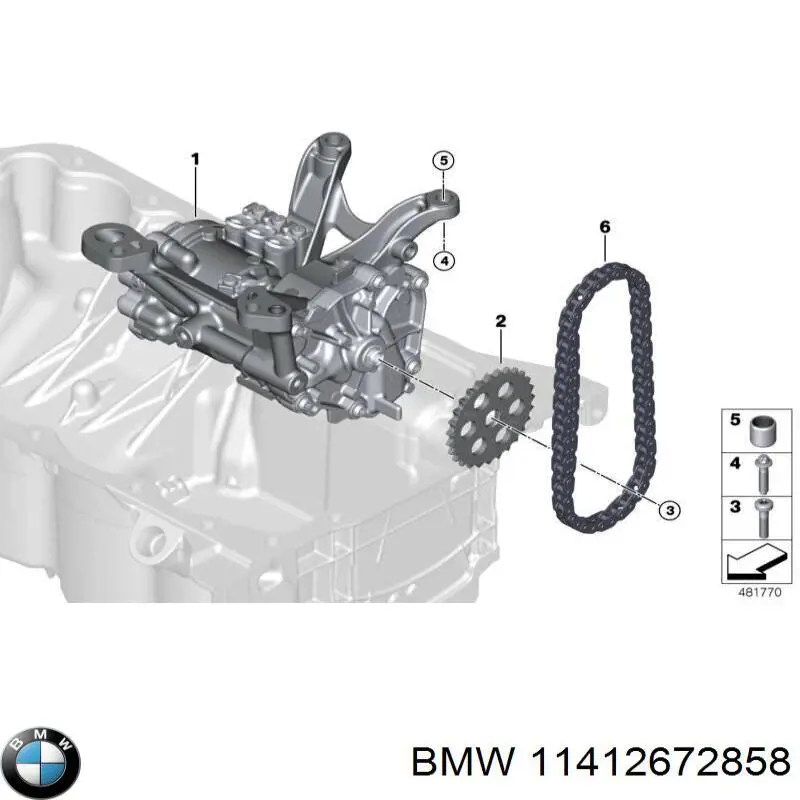 Pompa oleju BMW 11412672858 cena, od 226,31 USD