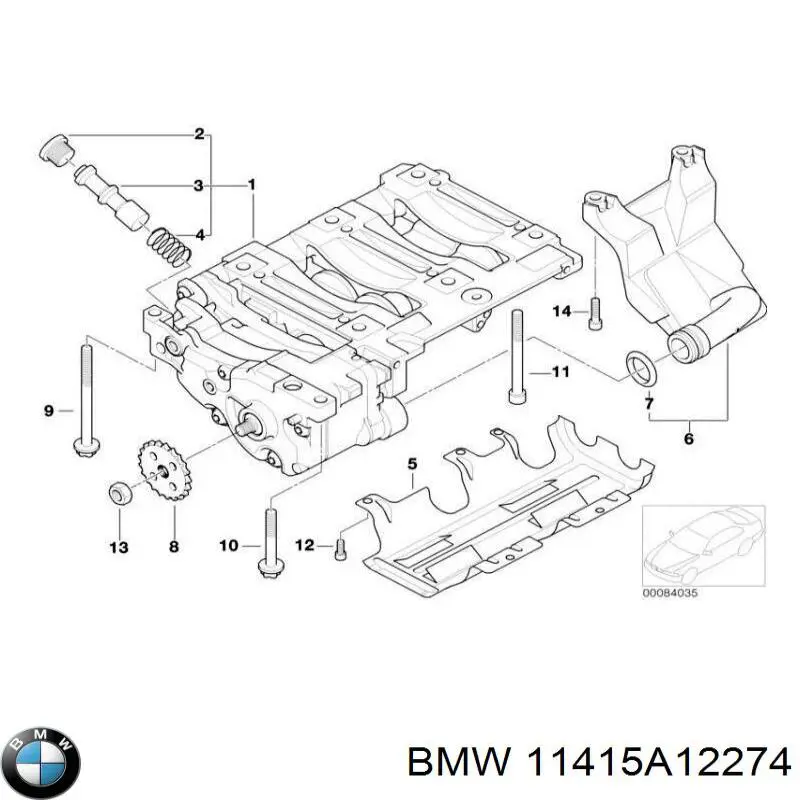 Pompa oleju 11417567028 BMW