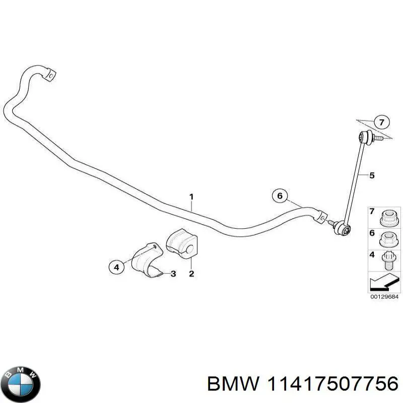 Do koszyka 11417507756 BMW Uszczelka korka wlewu oleju