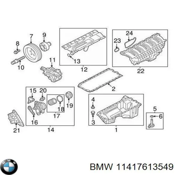 Pompa oleju BMW 11417613549 cena, od 554,95 USD