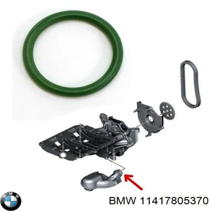 Uszczelka korka wlewu oleju BMW 11417805370 cena, od 9,36 USD