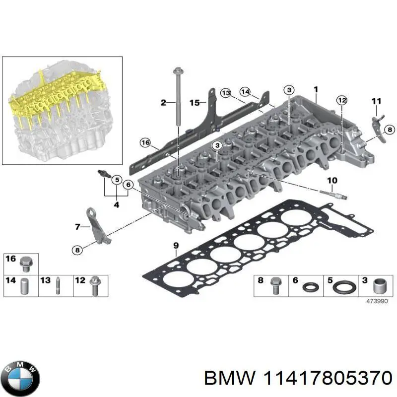 Do koszyka 11417805370 BMW Uszczelka korka wlewu oleju