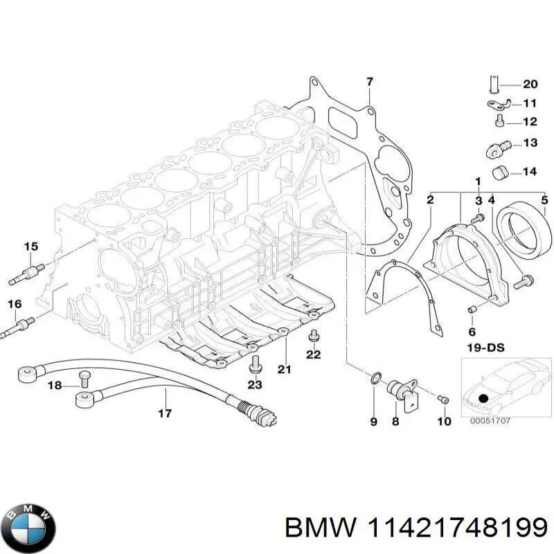 Wtryskiwacz olejowy do BMW 5 (E39)