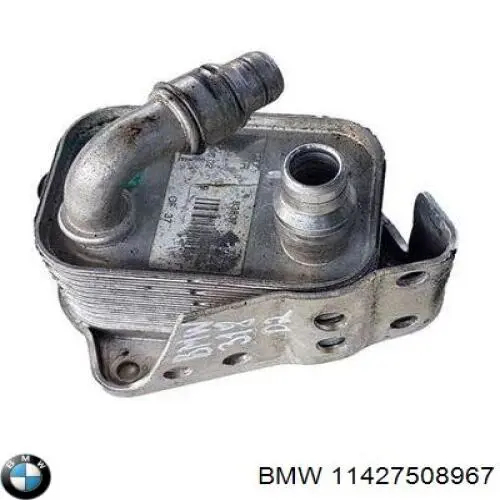 11427508967 BMW Chłodnica oleju, pod filtrem