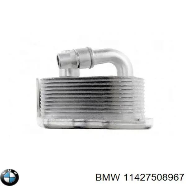 Do koszyka 11427508967 BMW Chłodnica oleju, pod filtrem